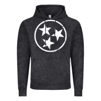 Vintage Black tennessee flag vintage grunge distressed graphic Vintage Hoodie - artisFamous