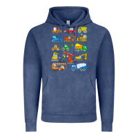 Vintage Denim construction excavator shirt for boys girls men and women t shirt Vintage Hoodie - artisFamous