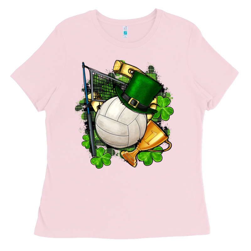 St.patrick's Day Volleyball Ladies Tee by FaDigitalArtStudio | Teevron