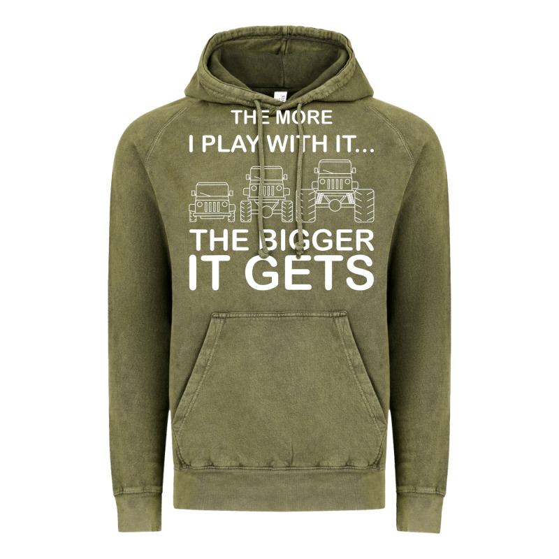 Cool The More I Play With It...the Bigger It Gets Men Women T Shirt Vintage Hoodie by artisFamous | Teevron