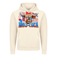 Vintage Artic moo rica Vintage Hoodie - CowhideDigitalArt