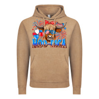 Vintage Coffee moo rica Vintage Hoodie - CowhideDigitalArt