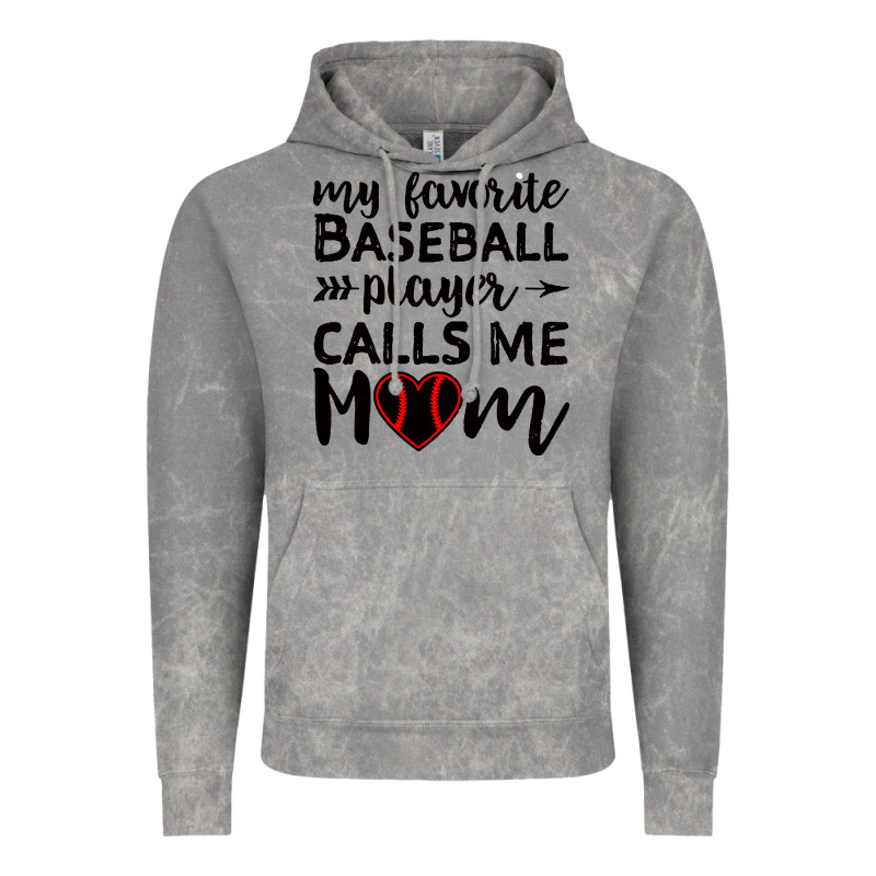 Womens My Favorite Baseball Player Calls Me Mom Vintage Hoodie by artisFamous | Teevron