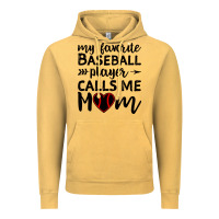 Vintage Mustard womens my favorite baseball player calls me mom Vintage Hoodie - artisFamous