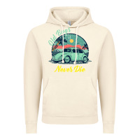 Vintage Artic Vintage Funny Beetle Bug Distressed Classic Cars Old Bugs Never Die Vintage Hoodie - artisFamous