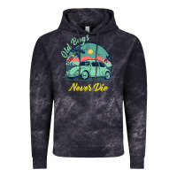 Cloud Black Vintage Funny Beetle Bug Distressed Classic Cars Old Bugs Never Die Vintage Hoodie - artisFamous