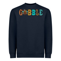 Navy gobble thanksgiving turkey Heavyweight Sweatshirt - RanaPortraitStore
