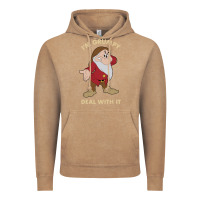 Vintage Coffee snow white i'm grumpy deal with it portrait t shirt Vintage Hoodie - artisFamous