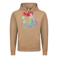 Vintage Coffee the little mermaid ari  and flounder sea t shirt Vintage Hoodie - artisFamous