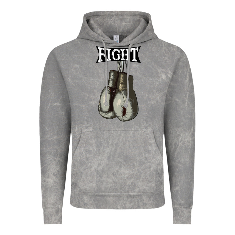 Boxing Vintage Fight Gloves Vintage Hoodie by artisFamous | Teevron