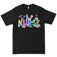 Black Easter Nurse Premium Tee - OliviaCreatesArt