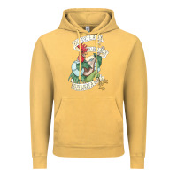 Vintage Mustard alan a dale rooster  oo de lally golly what a day tattoo watercolor pa Vintage Hoodie - artisFamous