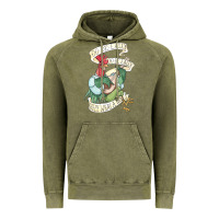 Vintage Olive alan a dale rooster  oo de lally golly what a day tattoo watercolor pa Vintage Hoodie - artisFamous