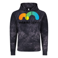 Cloud Black MIAMI OPEN Vintage Hoodie - artisFamous