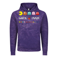 Cloud Purple cool retro 80s pacman ghosts video games Vintage Hoodie - artisFamous