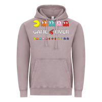 Vintage Zinc cool retro 80s pacman ghosts video games Vintage Hoodie - artisFamous