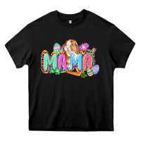 Black Western Mama Easter Heavy Core Tee - CowGirlArtShop