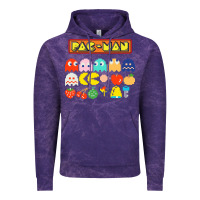 Cloud Purple 80s pacman ghosts video games Vintage Hoodie - artisFamous