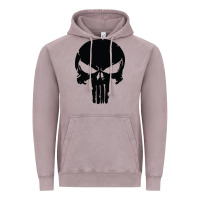 Vintage Zinc the punisher skull black Vintage Hoodie - artisFamous