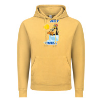 Vintage Mustard Just Chill Vintage Hoodie - artisFamous