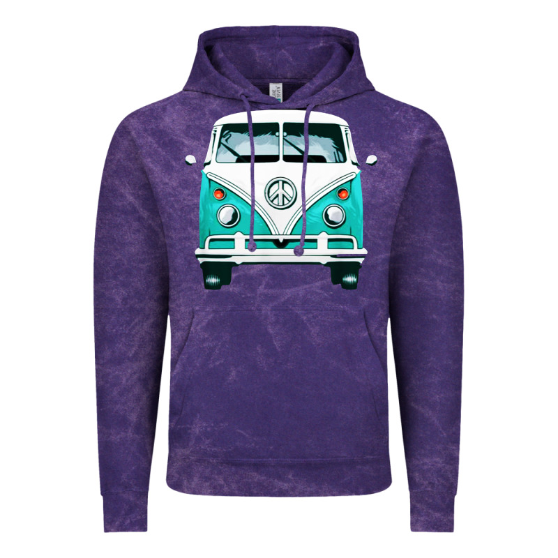 Hippie Surf Van Vintage Hoodie by artisFamous | Teevron