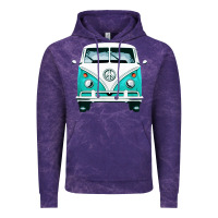 Cloud Purple hippie surf van Vintage Hoodie - artisFamous
