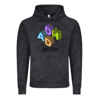 Vintage Black adhd mental health matters Vintage Hoodie - artisFamous