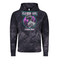 Cloud Black distressed teal raptor clever girl t shirt Vintage Hoodie - artisFamous