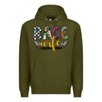 Army Green race wife Premium Hoodie - Artiststas