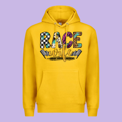 Race Wife Premium Hoodie Designed By Artiststas