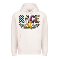 Pale Pink race wife Premium Hoodie - Artiststas