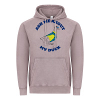 Vintage Zinc ask me about my duck Vintage Hoodie - artisFamous