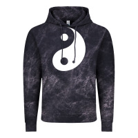 Cloud Black yin yang Vintage Hoodie - artisFamous