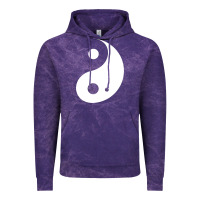 Cloud Purple yin yang Vintage Hoodie - artisFamous