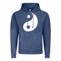 Vintage Denim yin yang Vintage Hoodie - artisFamous