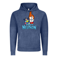 Vintage Denim jimmy neutron goddard title vintage poster Vintage Hoodie - artisFamous