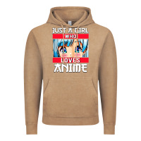 Vintage Coffee just a girl who loves anime japanese cute Vintage Hoodie - artisFamous