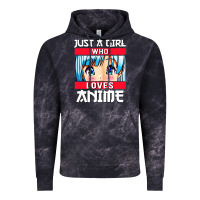 Cloud Black just a girl who loves anime japanese cute Vintage Hoodie - artisFamous