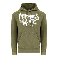 Vintage Olive motionless in white Vintage Hoodie - artisFamous