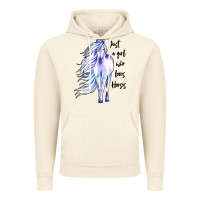 Vintage Artic just a girl who loves horses Vintage Hoodie - artisFamous