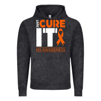 Vintage Black just cure it ms multiple sclerosis awareness Vintage Hoodie - artisFamous