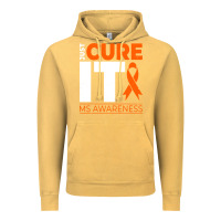 Vintage Mustard just cure it ms multiple sclerosis awareness Vintage Hoodie - artisFamous