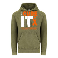 Vintage Olive just cure it ms multiple sclerosis awareness Vintage Hoodie - artisFamous