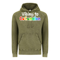 Vintage Olive kids vibing to cocomelon Vintage Hoodie - artisFamous