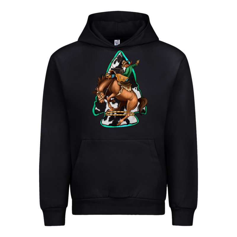 Bucking Bronco Arrowhead Urban Hoodie by Jasminsmagicworld | Teevron