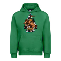 Emerald bucking bronco arrowhead Urban Hoodie - Jasminsmagicworld