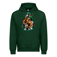 Forest Green bucking bronco arrowhead Urban Hoodie - Jasminsmagicworld