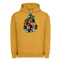 Pigment Peanut Butter bucking bronco arrowhead Urban Hoodie - Jasminsmagicworld