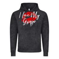Vintage Black kiss lips i love my gringo wife girlfriend premium Vintage Hoodie - artisFamous
