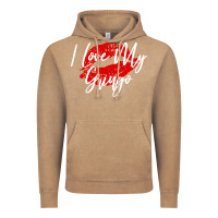 Kiss Lips I Love My Gringo Wife Girlfriend Premium Vintage Hoodie | Teevron